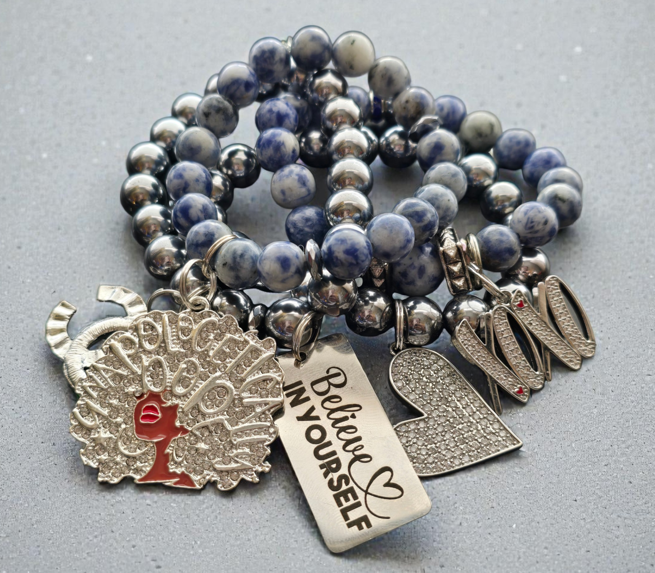 XOXO Charm Bracelet Set