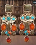Boho Dangle Earrings – Gold Plated