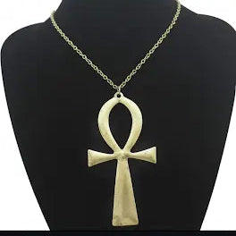 Chain is about 32" long.. Can be worn short or long
