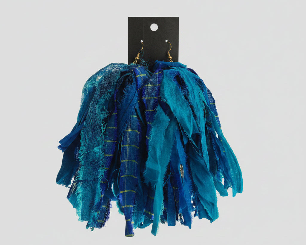 Blues Clues Fabric Earrings