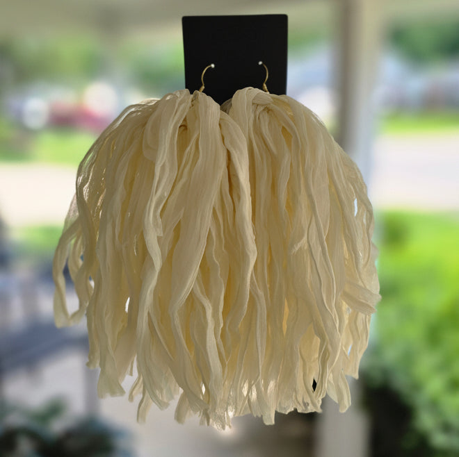 Vanna White Fringe Earrings