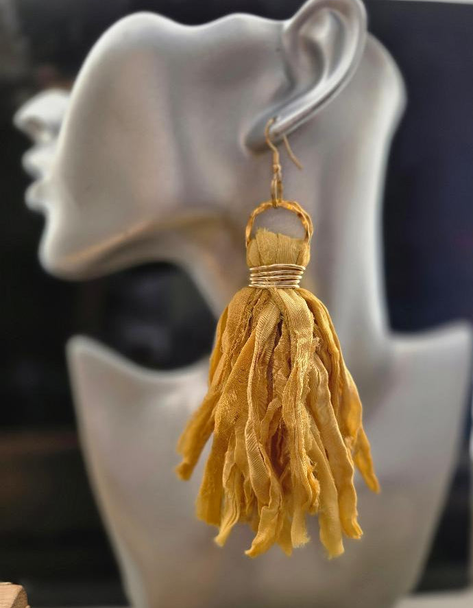 Canary Fringe Earrings