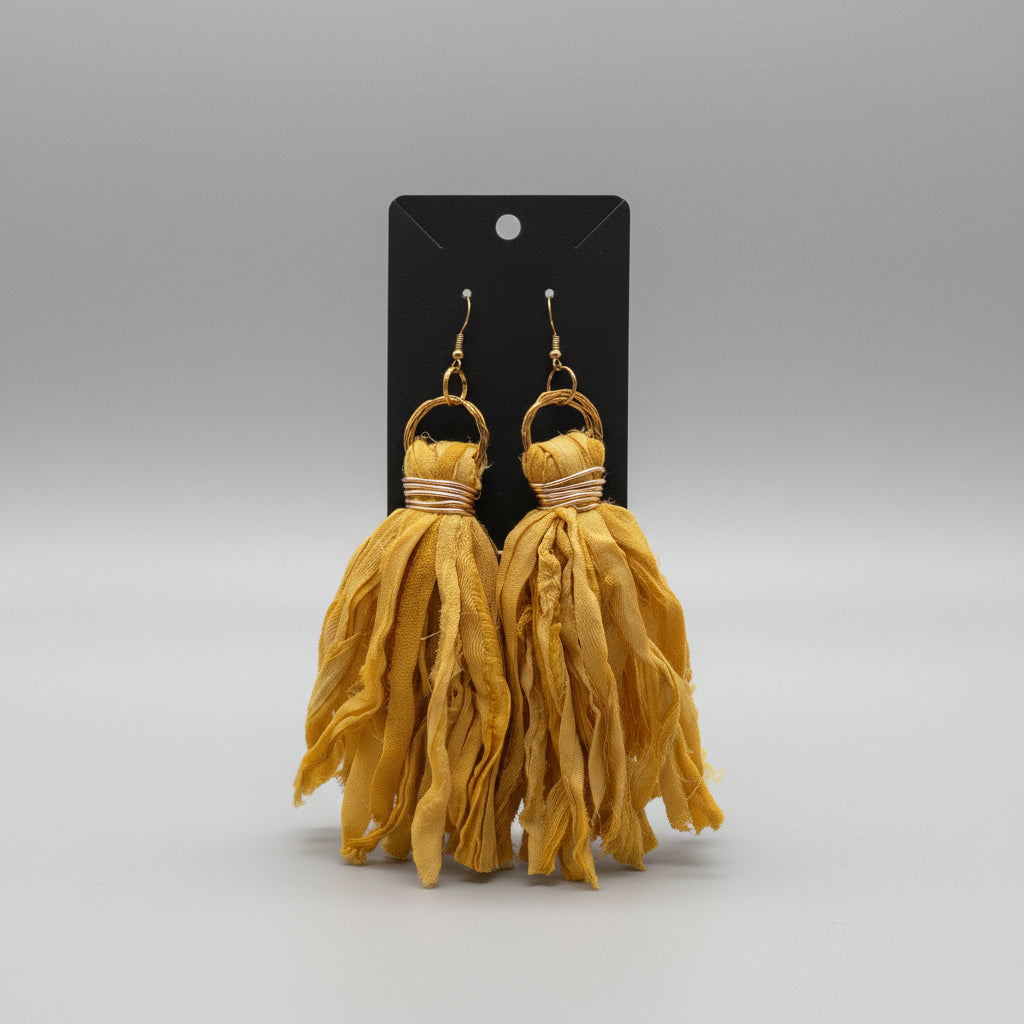 Canary Fringe Earrings